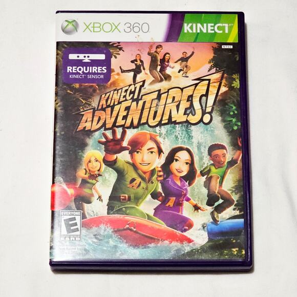 XBOX 360 Kinect preloved Kinect Adventures video game - Picture 1 of 4